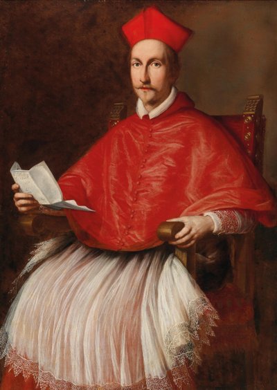 Portret kardynała Francesco Barberini 1597-1679, ok. 1624. autorstwa Ottavio Maria Leoni