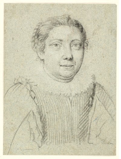 Portret kobiety, do połowy zwrócony w prawo autorstwa Ottavio Mario Leoni