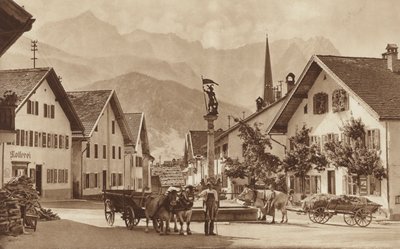Floriansplace w Partenkirchen autorstwa Otto Ballerstedt