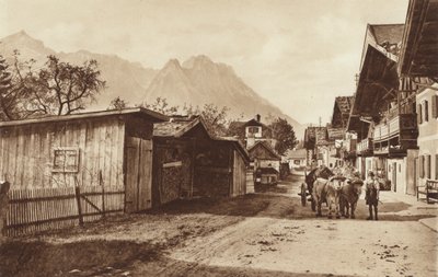 Wiosną Droga w Garmisch autorstwa Otto Ballerstedt