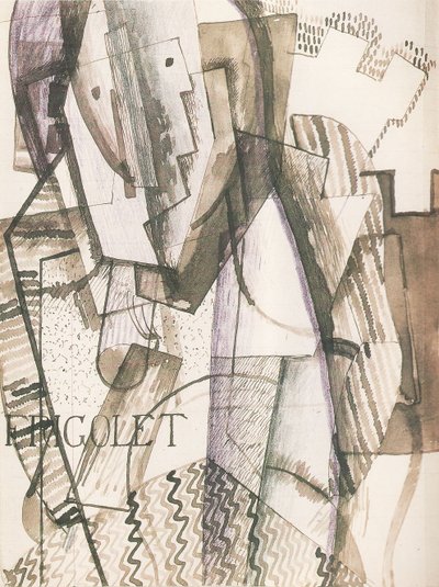 Figura przed murami, 1916 autorstwa Otto Gutfreund