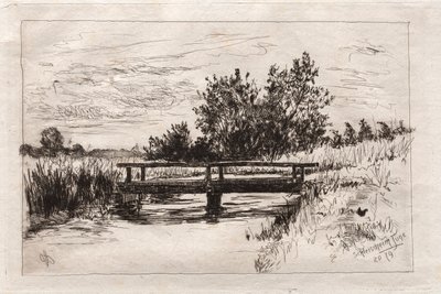 Most, Schleissheim, 1879. autorstwa Otto H. Bacher