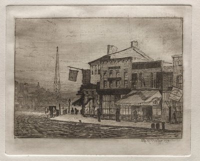 Eagle Street i Woodland Avenue, 1878. autorstwa Otto H. Bacher