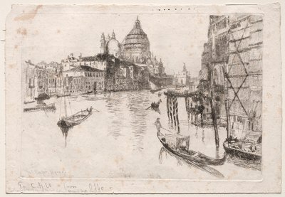Wejście do Canal Grande, 1880. autorstwa Otto H. Bacher