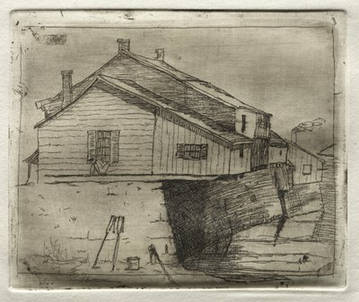 Dom nad wodą, 1878. autorstwa Otto H. Bacher