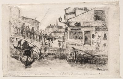 Ponte Tolentine, 1880. autorstwa Otto H. Bacher