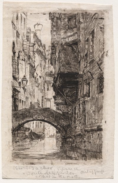 Ponte del Pistor.  autorstwa Otto H. Bacher