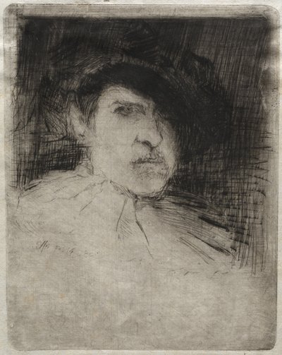 Autoportret w kostiumie, 1880. autorstwa Otto H. Bacher
