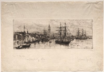 Wysyłka i Pałac Książęcy, 1880. autorstwa Otto H. Bacher