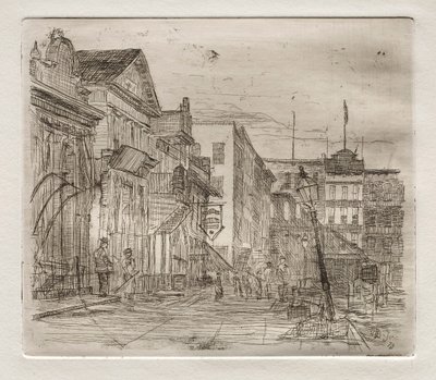 Southwest Corner, Public Square, Cleveland, 1878. autorstwa Otto H. Bacher