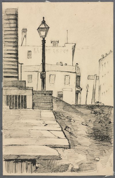 Scena uliczna, Cleveland. autorstwa Otto H. Bacher