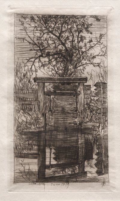 Zamek, Schleissheim, 1879. autorstwa Otto H. Bacher