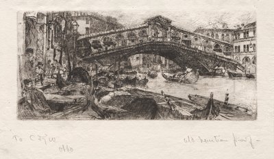 Rialto, Wenecja autorstwa Otto H. Bacher