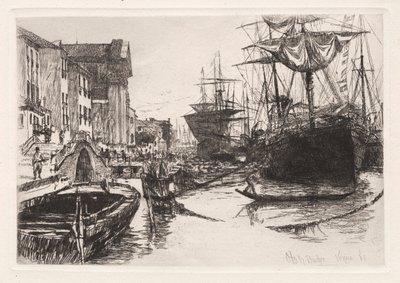 Wenecja, 1880 r. autorstwa Otto H. Bacher