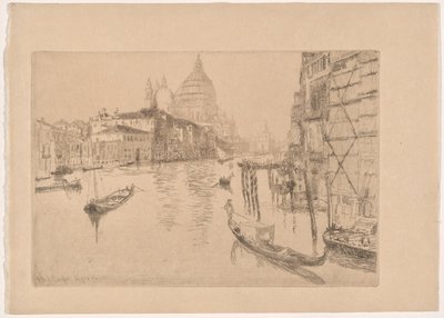 Wejście do Canal Grande autorstwa Otto Henry Bacher