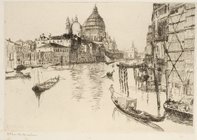 Canal Grande, Wenecja autorstwa Otto Henry Bacher