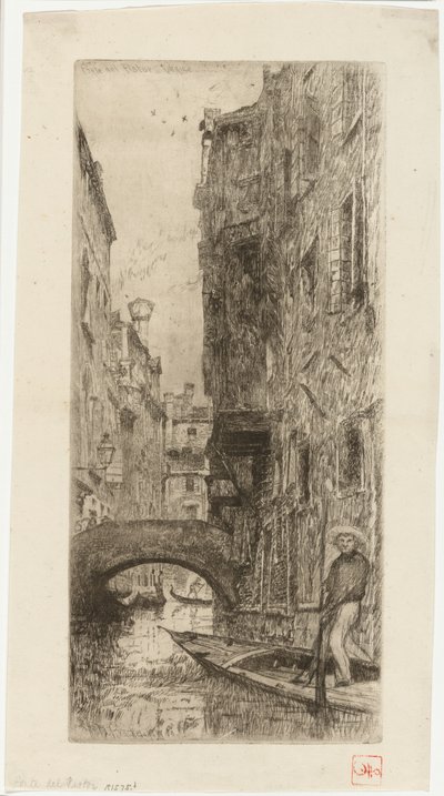 Ponte del Pistor autorstwa Otto Henry Bacher