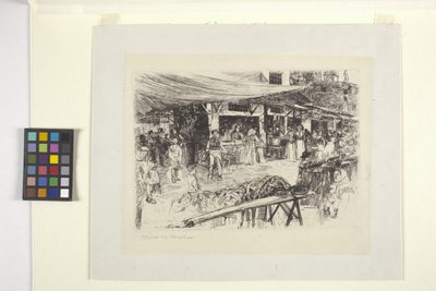 Mercato Vecchio, Florencja autorstwa Otto Henry Bacher