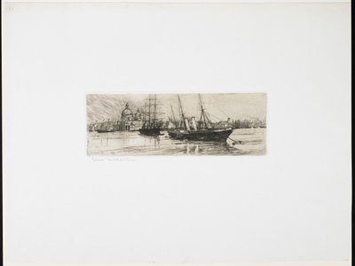 Dwie łodzie autorstwa Otto Henry Bacher
