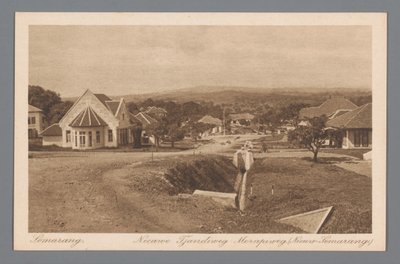 semarang. Nowa Tjandiweg-Merapiweg. (Nowy Semarang) autorstwa Otto Hisgen
