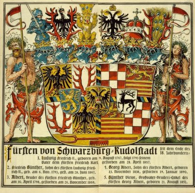 Książę Schwarzburg-Rudolstadt autorstwa Otto Hupp