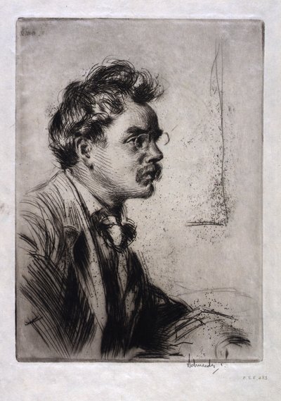 Portret B.J.O. Nordfelta autorstwa Otto J. Schneider