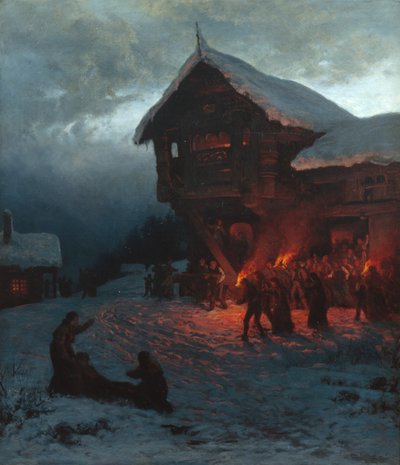 Walcz na wigilii w Monachium autorstwa Otto Ludvig Sinding