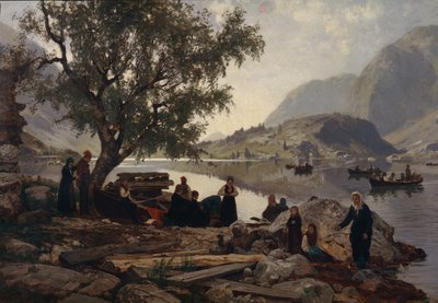 Część fiordu autorstwa Otto Ludvig Sinding