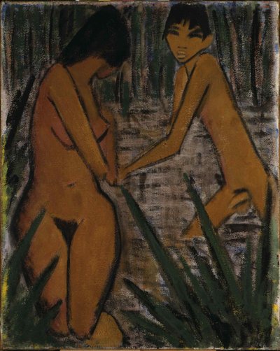 Kąpiących się, ok. 1920. autorstwa Otto Mueller