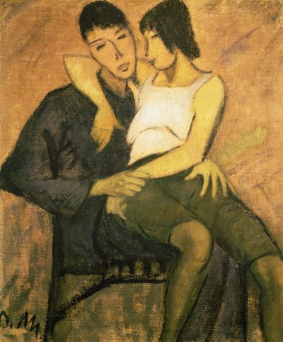 Para urbanistów, 1920 r. autorstwa Otto Mueller