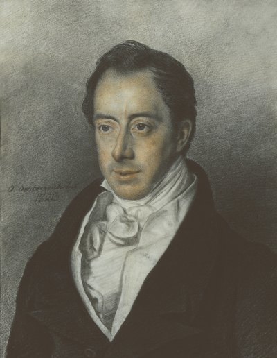 Portret Nikołaja Iwanowicza Turgieniewa 1789-1871, 1823 autorstwa Otto Oesterreich