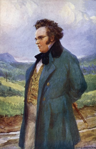 Franz Schubert autorstwa Otto Robert Nowak