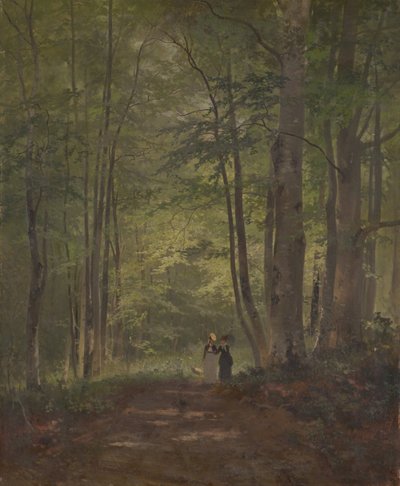 Waldinneres z Staffage autorstwa Otto Seitz