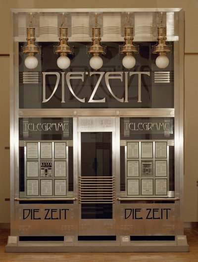 Depeschenbuero Die Zeit ... autorstwa Otto Wagner
