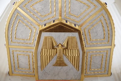 Kościół Świętego Ducha Am Steinhof (kościół Leopolda), Wiedeń, Austria (zdjęcie) autorstwa Otto Wagner