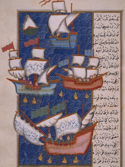 Rybacy z sieciami autorstwa Ottoman School