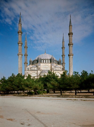 Widok na meczet (1575) autorstwa Ottoman School