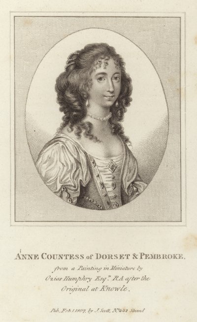 Anna Hrabina Dorset i Pembroke autorstwa Ozias Humphry