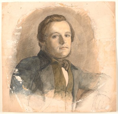 Portret mężczyzny. Określony jako członek rodzaju From. autorstwa P.C. Skovgaard