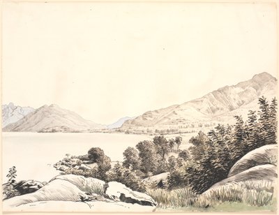 Partia z jeziora w północnych Włoszech autorstwa P.C. Skovgaard