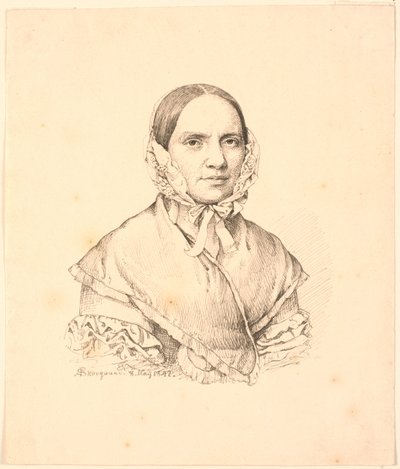 Portret Hanne Westengaard. autorstwa P.C. Skovgaard