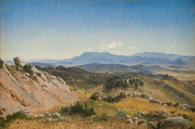 Skaliste wzgórza w pobliżu Civitella autorstwa P.C. Skovgaard