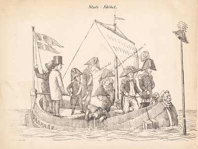 Statek państwowy autorstwa P.C. Skovgaard
