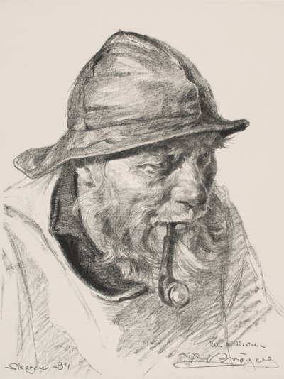 Szef rybaka ze Skagen autorstwa Peder Severin Krøyer