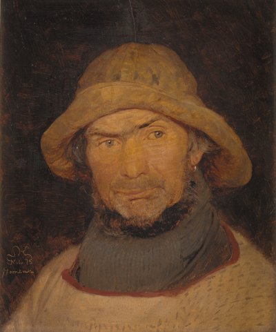 Portret rybaka z Hornbæk autorstwa Peder Severin Krøyer