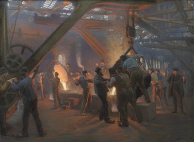 Odlewnia Żelaza, Burmeister i Wain autorstwa Peder Severin Krøyer