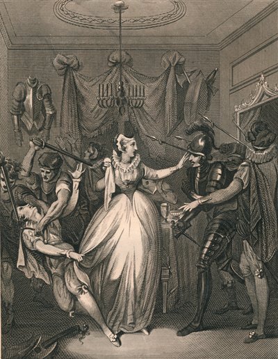 Śmierć Rizzia, 1566, 1794-1812 autorstwa P Rothwell