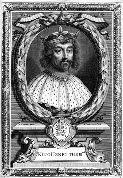 Król Anglii Henryk III. autorstwa P. Vanderbanck