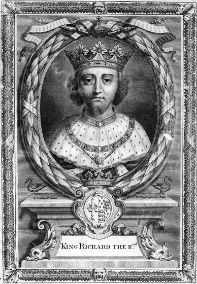 Ryszard II, król Anglii. autorstwa P. Vanderbanck