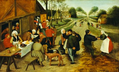 Chłopi w przydrożnej karczmie autorstwa P. the Younger Brueghel